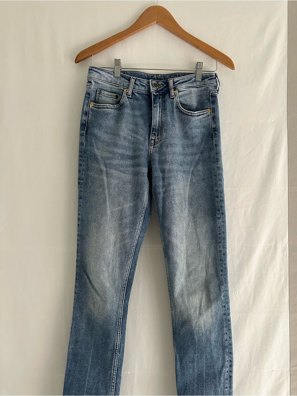 Classic Blue Straight-Leg Jeans
